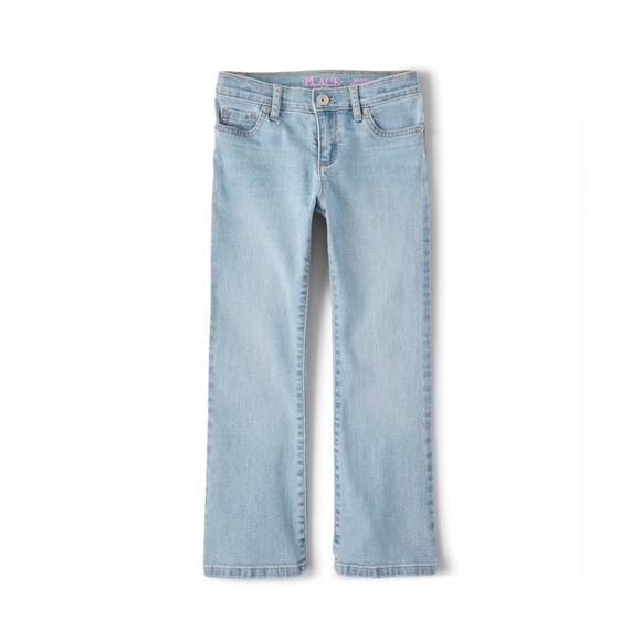 Children’s Place| Girls Bootcut Jeans - Light Wash - Picture 1 of 5